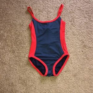 Marc by Marc Jacobs One Piece Swimsuit red dark blue size small S